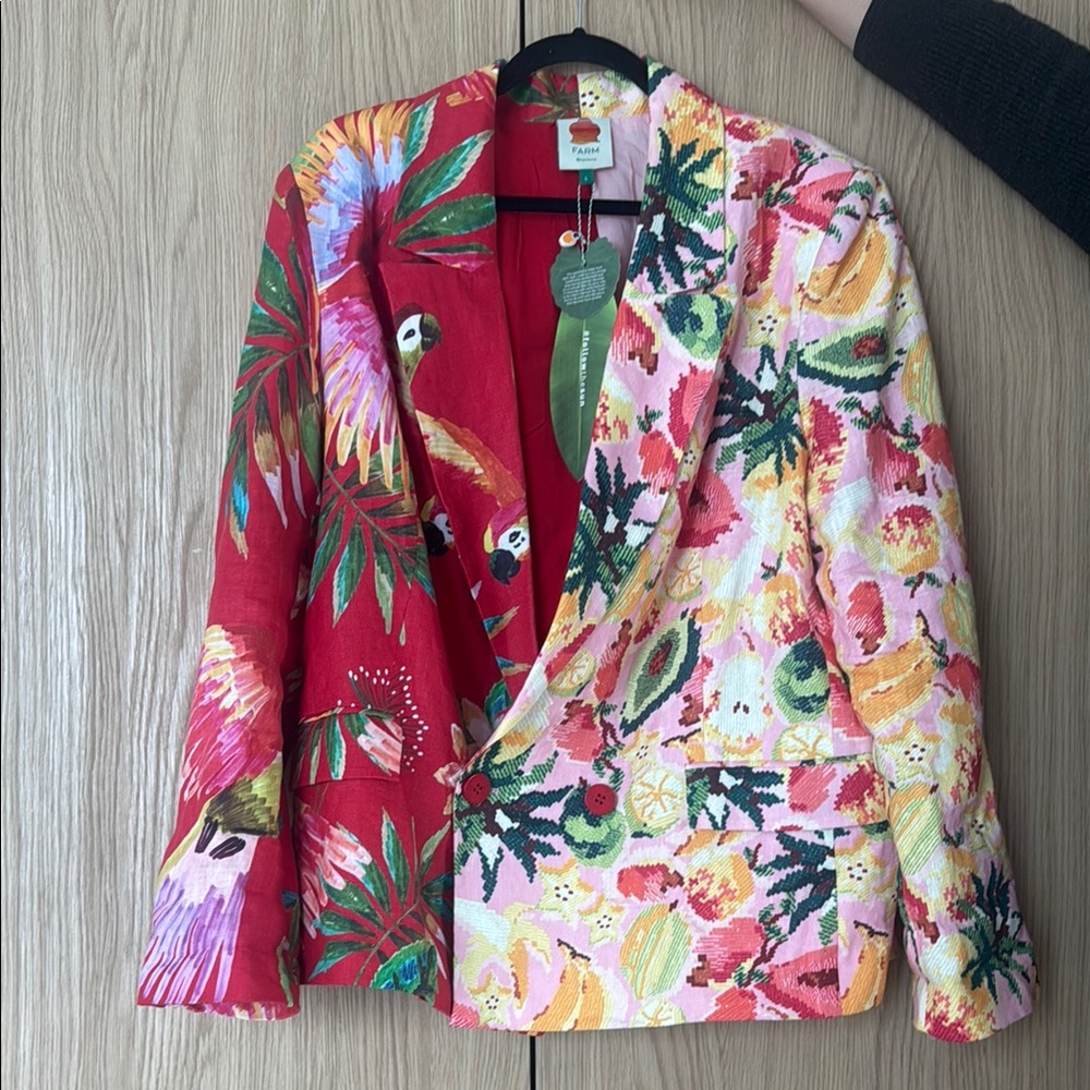 Farm Rio Multicolor Women's Blazer